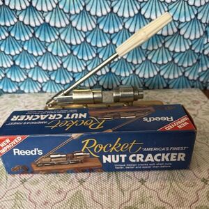 Reed's Rocket Nut Cracker‎ USA Made Vintage Style Metal Tool w/ Box